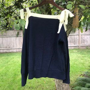 J. Crew Navy Merino Wool Sweater